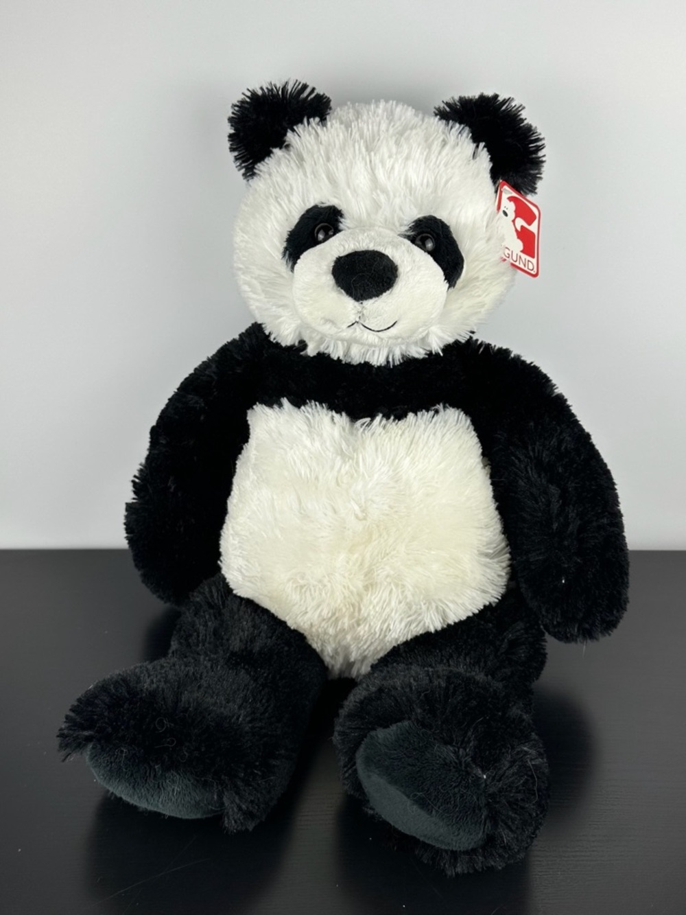 Gund Rare Jumbo Panda Teddy Bear 17” #4059791 Large White Black Plush NWT